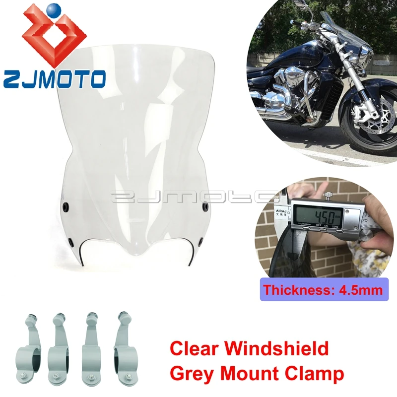 

Черный оттенок переднего лобового стекла для Suzuki 2006-2014 Boulevard M109R Boss M109R2 M109RZ Limited M50 M90 лобовое стекло мотоцикла