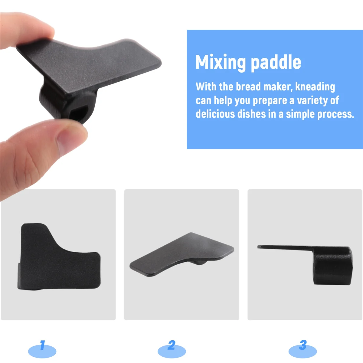 Лопатка для смешивания хлебопечки тестовое лезвие MM-ESC1510 ESC1500 TSC2012 запасные части