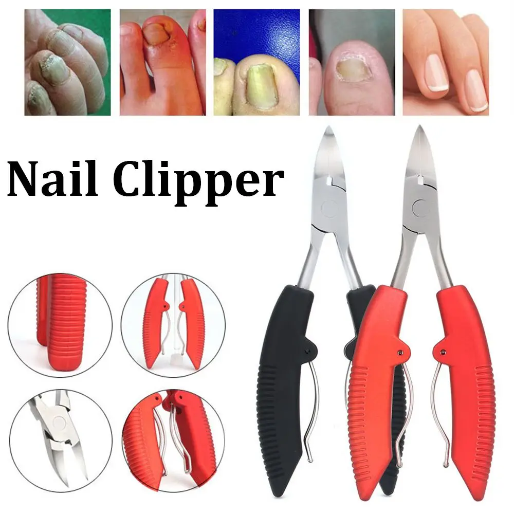 

Easy To Use Stainless Steel For Thick Ingrown Toe Nails Plastic Handle Paronychia Eagle Beak Nail Scissor Nail Clipper