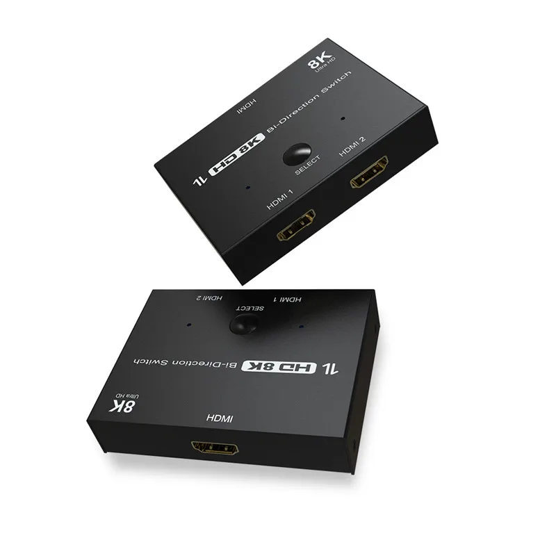 HDMI 2.1 Ultra HD 8K High Speed 48Gbps Directional Switch Only 2 In 1out 8K @ 60Hz 4K @ 120Hz Splitter Converter for Xbox PS5 enlarge