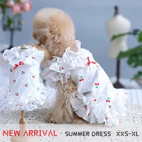 pet clothes summer dog dress for small dog skirt cute bubble skirts princess pomeranian teddy yorkie corgi chihuahua pet costume