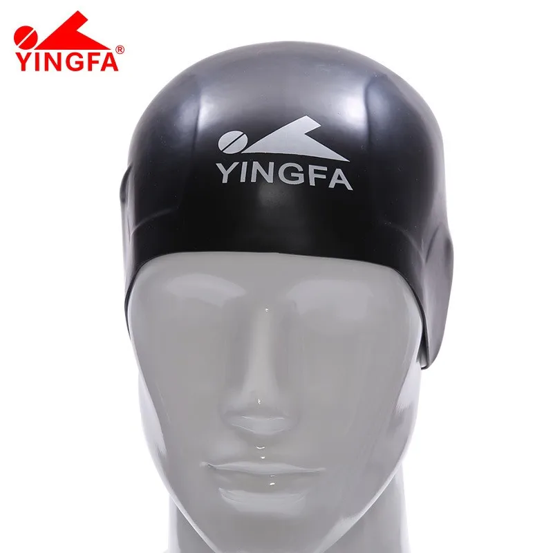Фото Шапочка для плавания Yingfa/Big: тренировочная, для соревнований, скоростная, комфортная, с 3D-дизайном №5