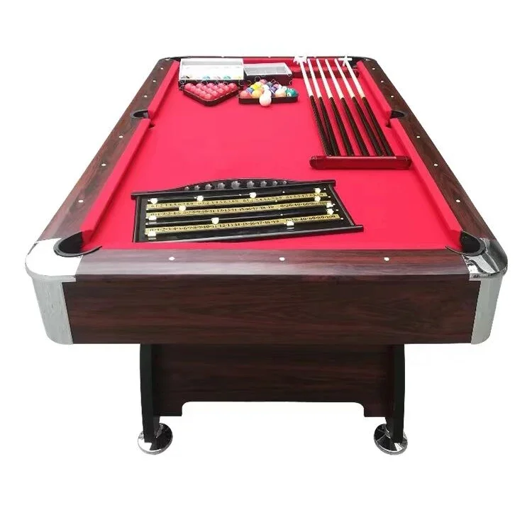Оптовый 7-футовый 8-футовый бильярдный стол с системой автоматического возврата