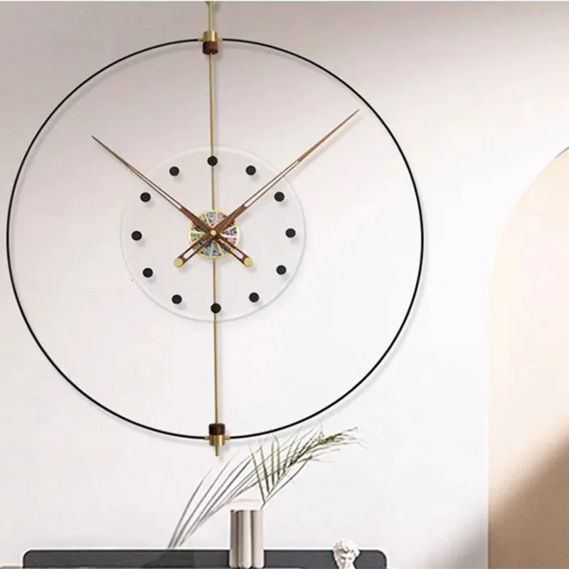 Настенные часы для гостиной роскошный интерьер эстетические настенные