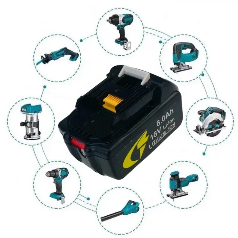 Аккумулятор 18 В 8 Ач для Makita BL1830BL1850B |