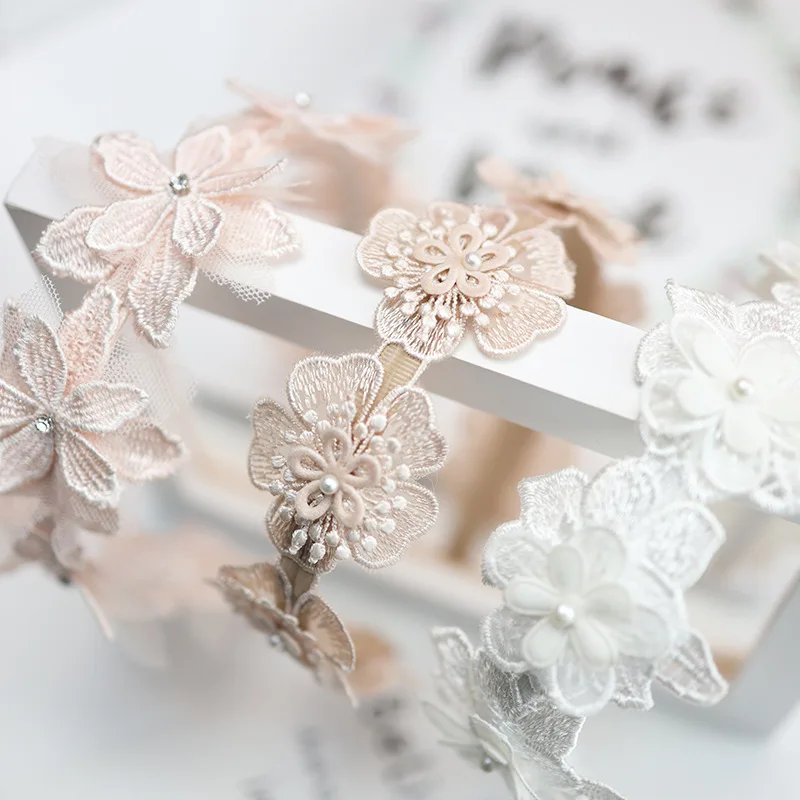 

Fairy Flower Hairdbands For Women Hair Accessories Crystal Headband for Grils Hair Band Princess