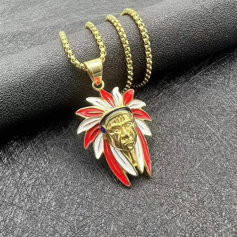 Европейский и американский кулон в стиле панк хип-хоп из нержавеющей стали 316L с