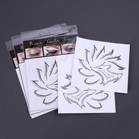 diy eye liner accessories reusable eyeliner stencil template card makeup tools moldel drawing guide styling shaping