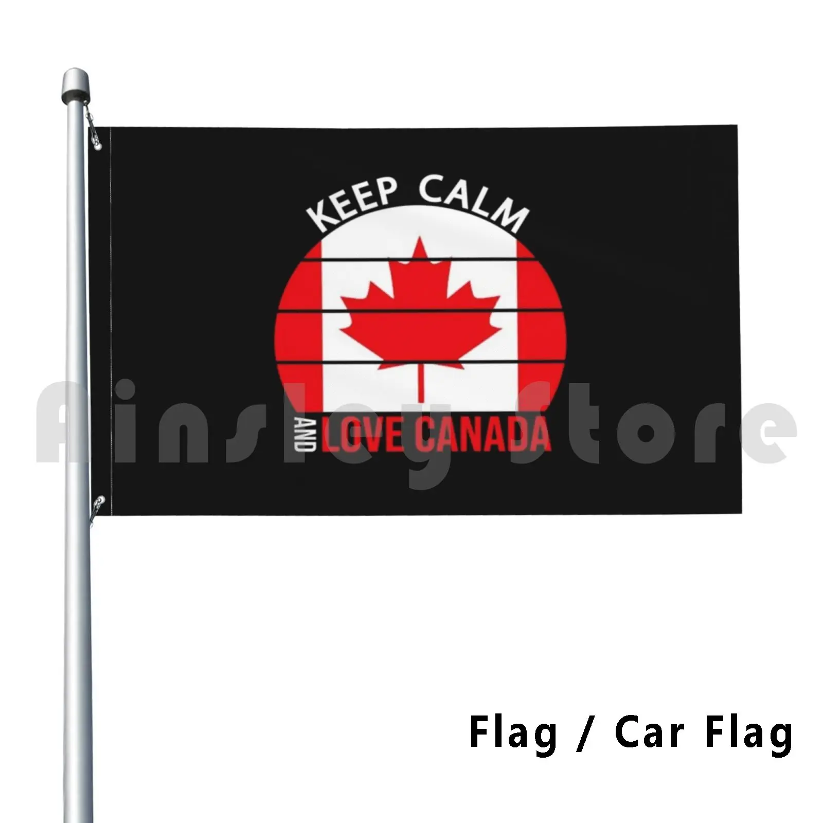 

Надпись «Keep Calm And Love», флаг Канады, флаг автомобиля, печать на заказ, счастливый день Канады, счастливый день Канады 2021