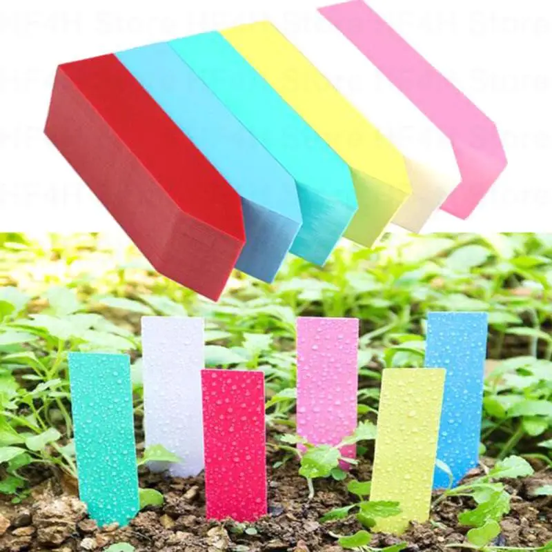 

Waterproof Plant Markers Nursery Garden Plant Label Fruit Vegetable Seedling Tag Plastic Potted Stakes Garden Sign B4