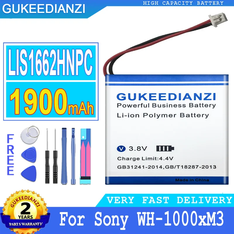 

Bateria 1900mAh High Capacity Battery For Sony WH-XB900N WH-1000xM3 WH-CH710N/B WH-XB900 WH-1000MX4 High Quality Battery