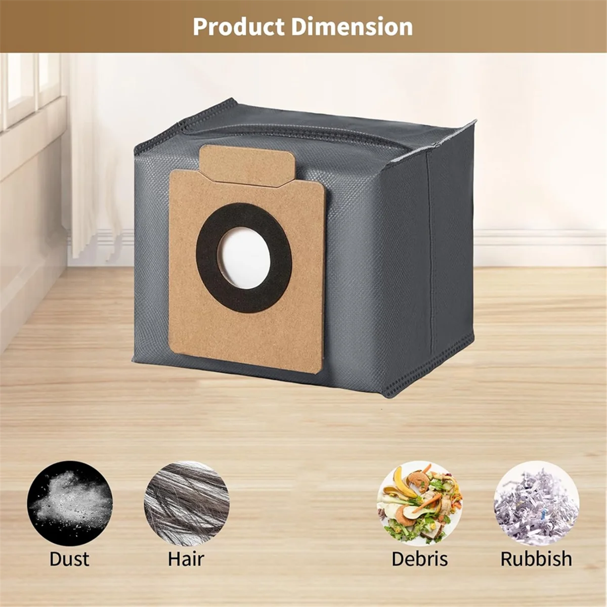 16 упаковок мешков для пыли пылесоса Clean X8 Pro X10 Omni самоопорожняя станция 4-слойные