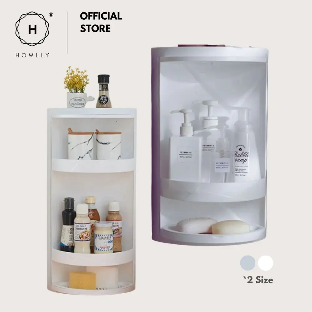 Вращающиеся угловые полки для хранения Homlly