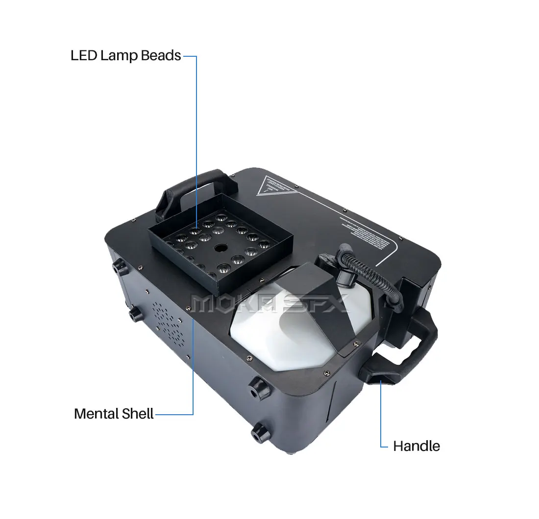 24х3 Вт RGB светодиодный прибор для распыления тумана вертикальный дымовой аппарат