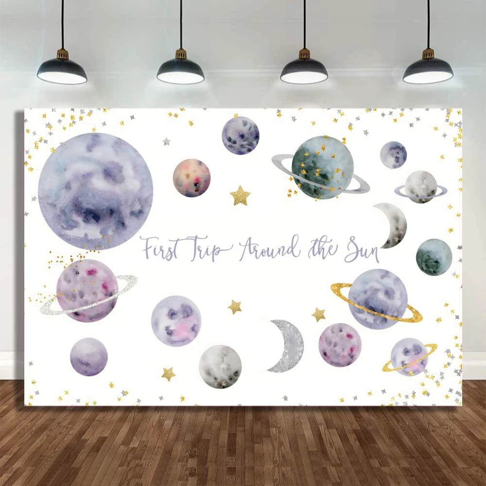 

Звездное небо галактика декорации детский день рождения Вечеринка Космос облако фотография Фон баннер реквизит для фотостудии