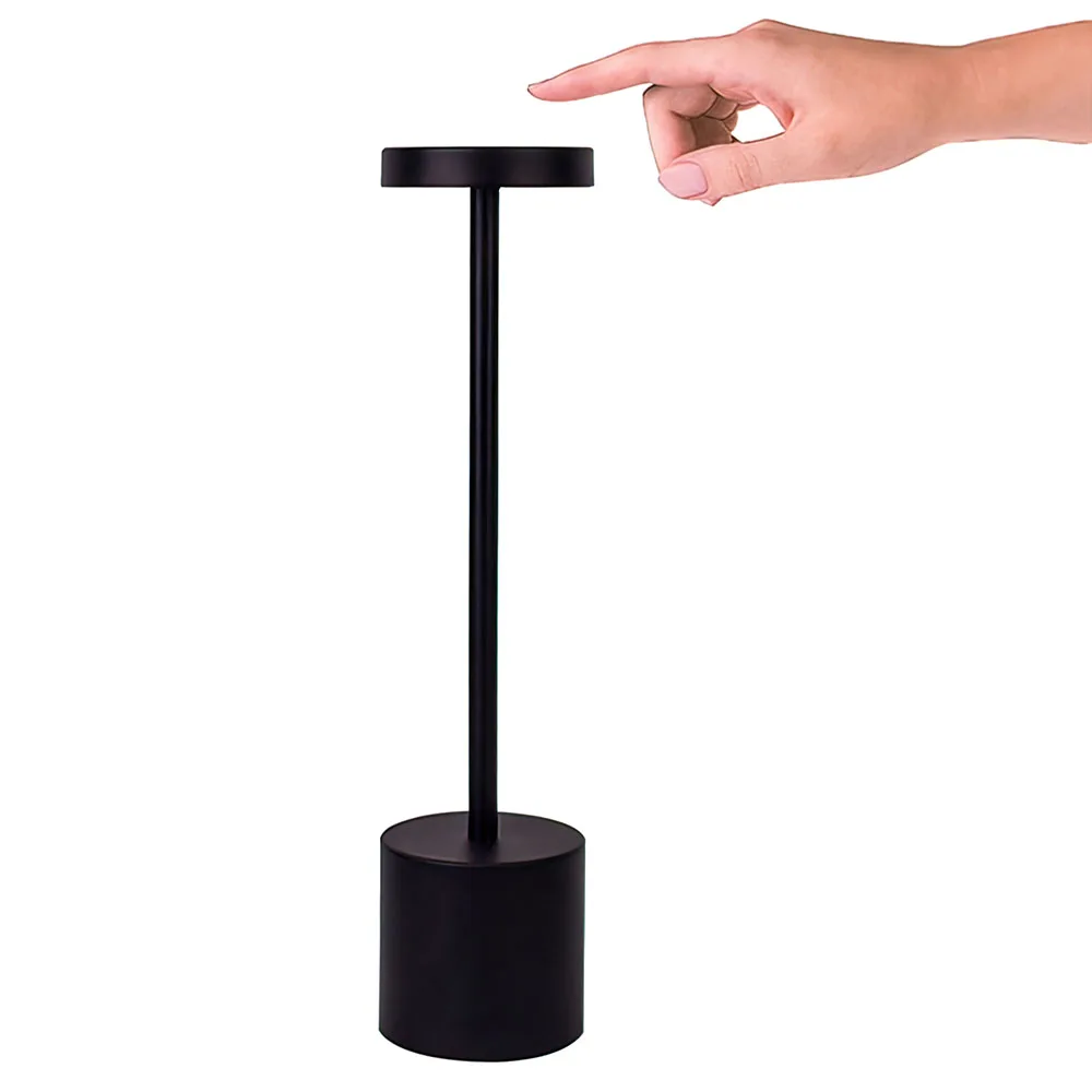 Элегантная современная скандинавская железная настольная лампа с плоской