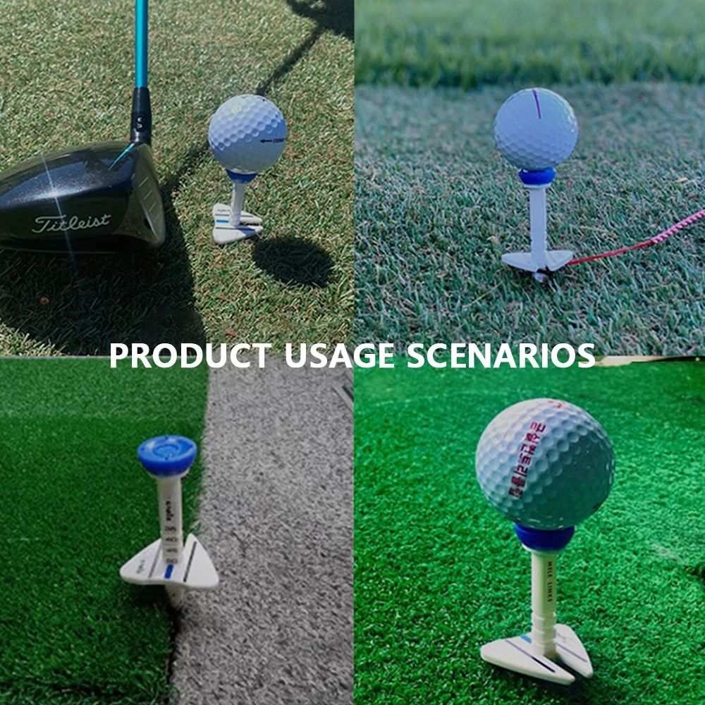 4PCS Golf Tacks Golf Practice Golf Ball Holder Golf Tees Outdoor Mini Golf Training Aids Accessory Ball Stud Golf Supplies
