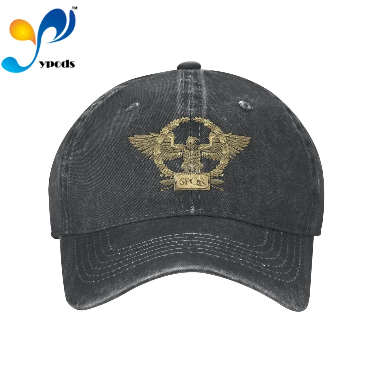 

New Brand Anime Ancient Roman Imperial Eagle SPQR Snapback Cap Cotton Baseball Cap Men Women Hip Hop Dad Hat Trucker