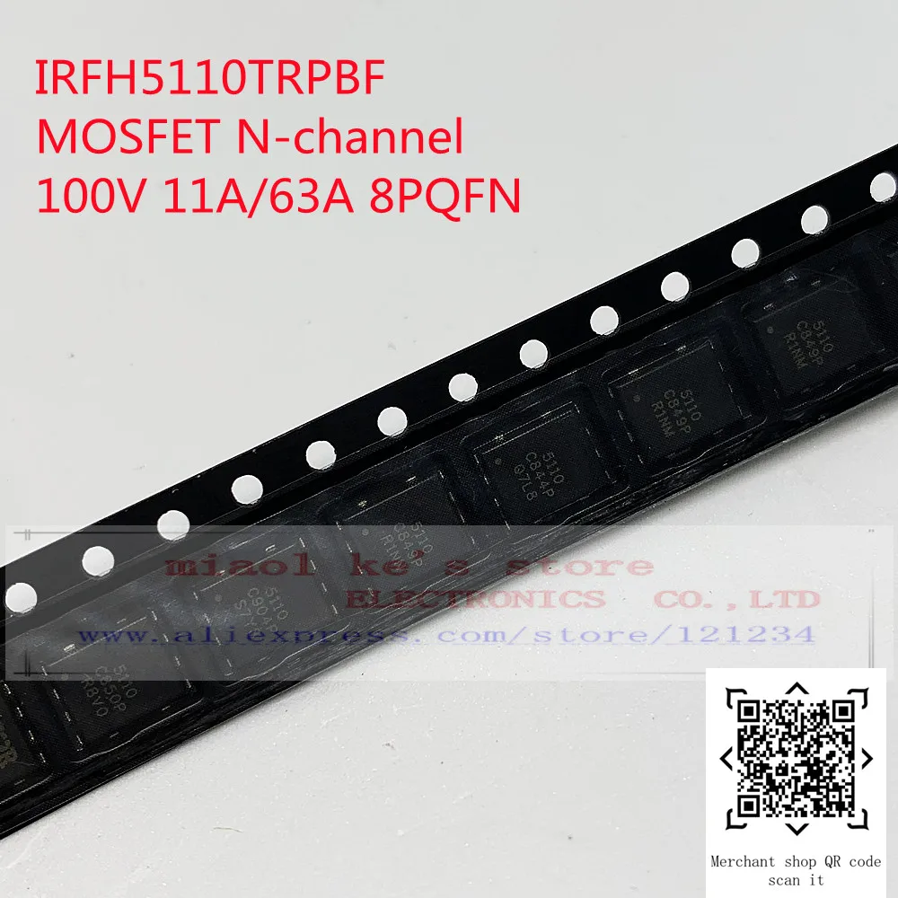 

[10PCS]100% new original;IRFH5110TRPBF IRFH5215TRPBF IRFH5300TRPBF IRFH5301TRPBF IRFH5110 IRFH5215 IRFH5300 IRFH5301 QFN5X6
