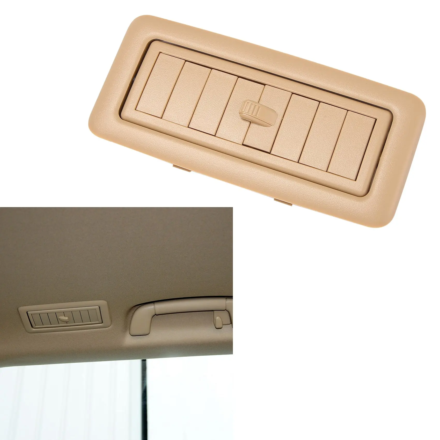 

Вентиляционные решетки для крыши автомобиля, вентиляционные решетки, вентиляционные отверстия для Toyota Land Cruiser 2012-2015