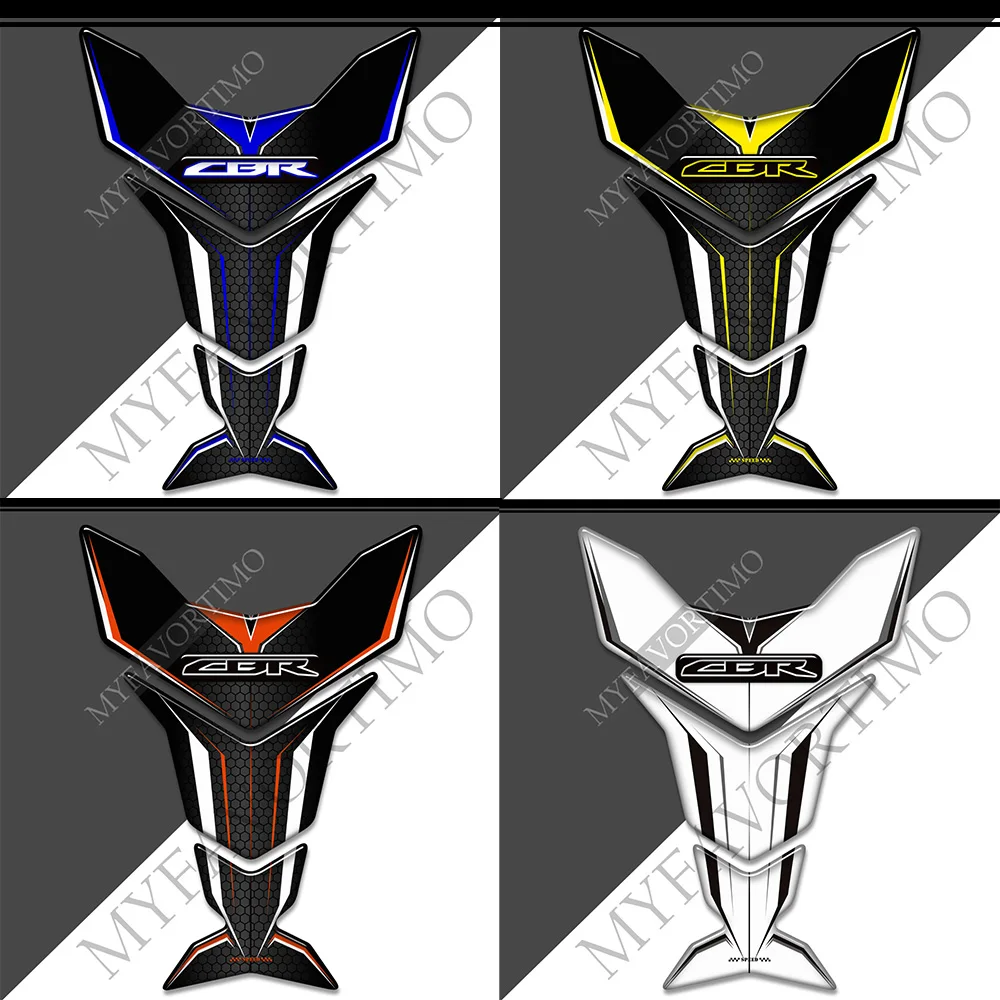 Для Honda CBR 600 650 1000 F R RR наклейки наклейка на бак Pad защита мотоцикла 3D клейкие и
