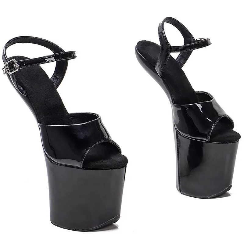 Пикантные экзотические кроссовки из лакированной ПУ кожи для стриптиза