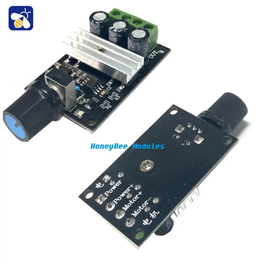 

PWM DC Motor Rotary Speed Controller 6V12V24V28V 3A Speed Control Switch Module 1203B