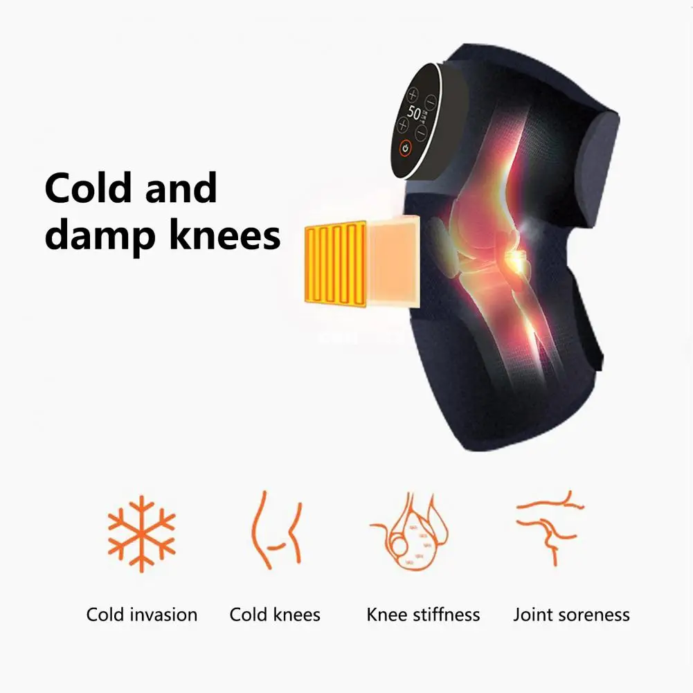

1 Set Long Life Span Knee Heating Pad Multifunction Keep Warm Cold Protection Cold Pack Arthritis Heated Knee Support