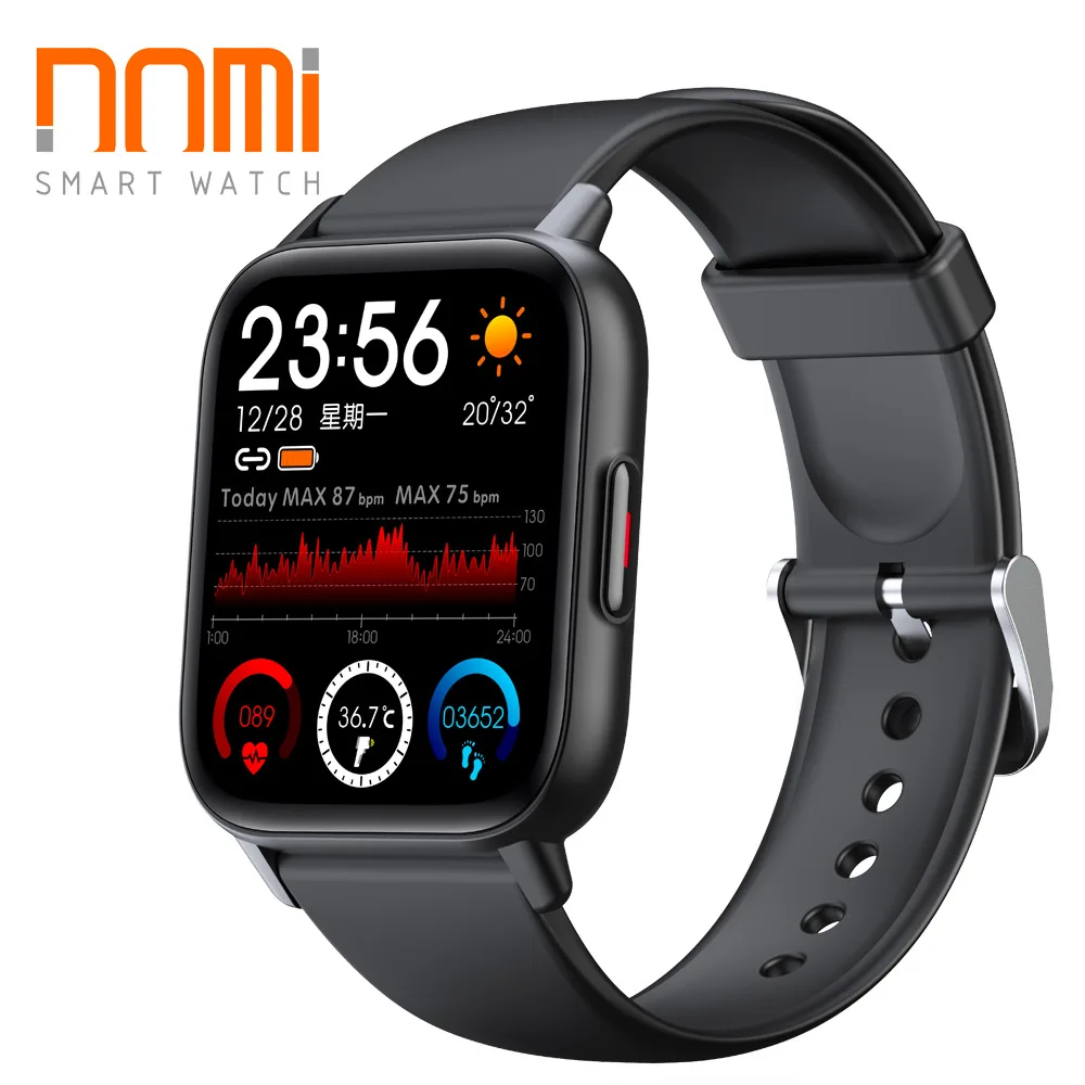 

The new QS16Pro big screen 1.85inch body temperature and heart rate battery 270mah ultra-endurance smart watch.