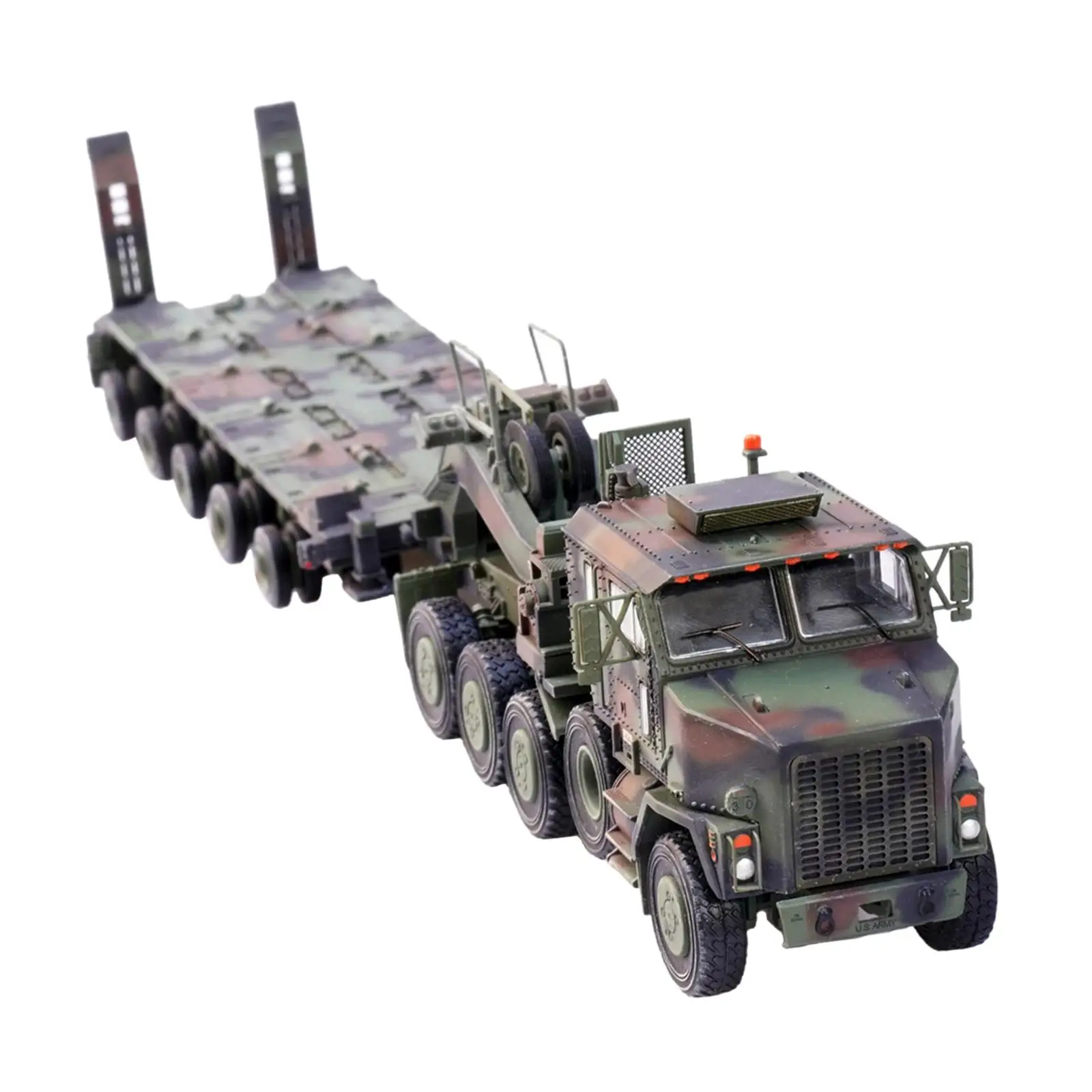 

Тяжелый транспортер M1070 в масштабе 1:72, демонстрационные украшения для трактора, модель грузовика, модель транспортного средства из сплава для демонстрации стола