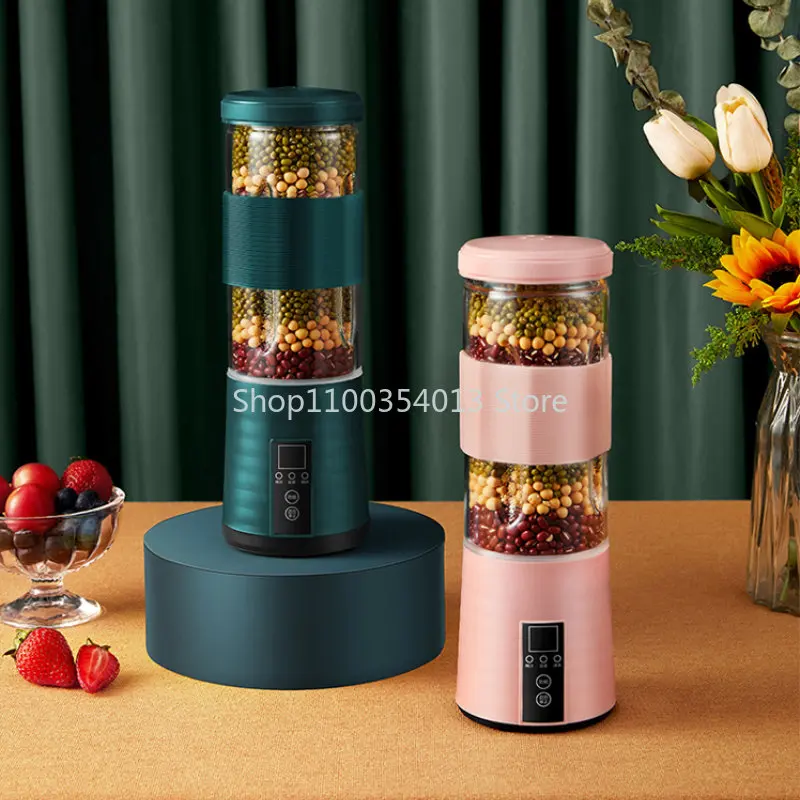 

Mini Blender Juicer Heating Soybean Milk Machine Soymilk Fruit Food Processor Ice Smoothies Cytoderm Breaking Mixer