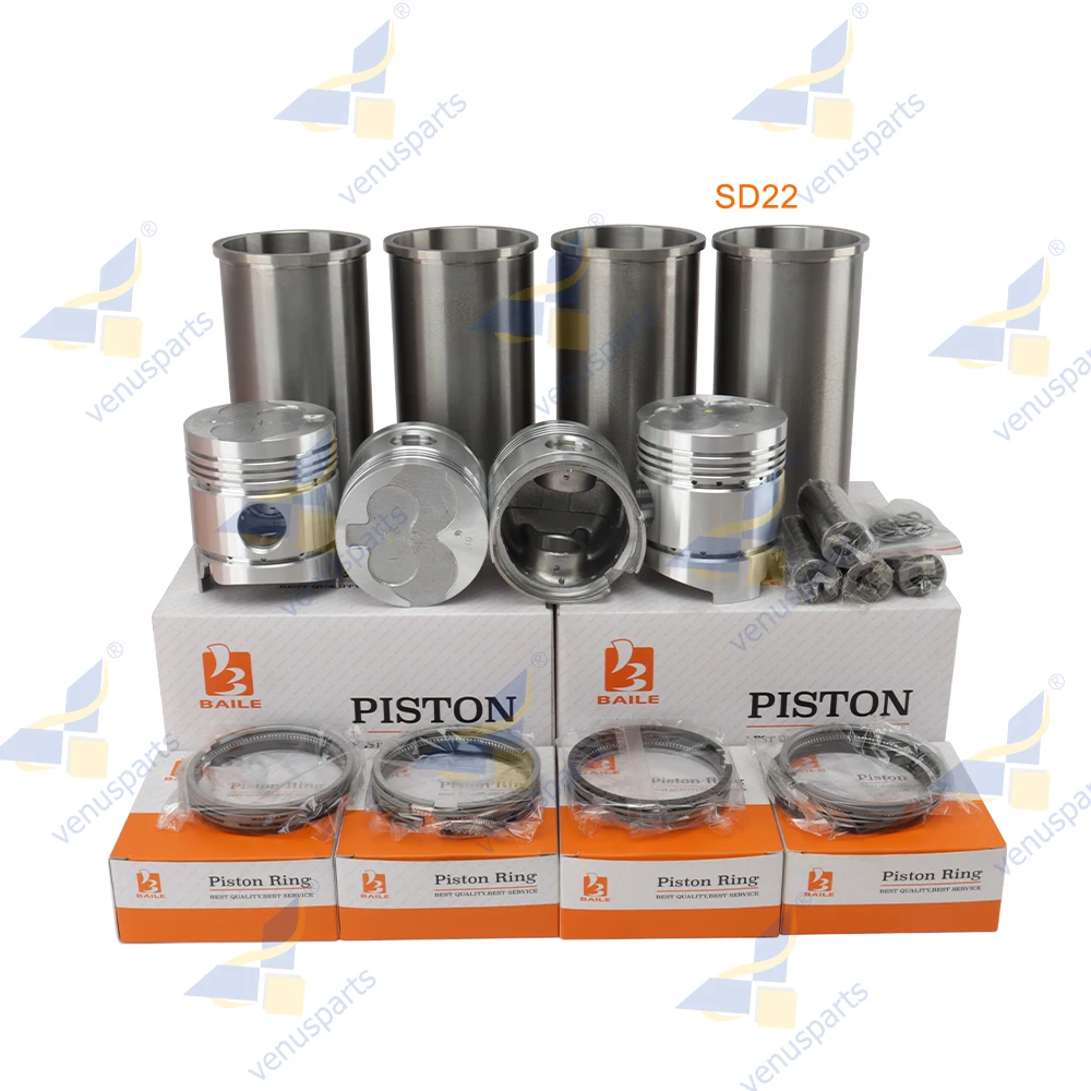 Ремонтный комплект SD22 для Nissan поршневые кольца гильза цилиндра полный прокладок