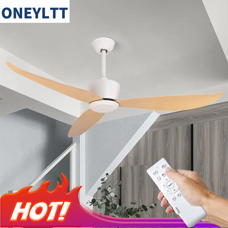 

AC ceiling fan with remote kitchen fans 220v Wall control switch Ceiling-mounted bedroom dining hall restaurant living room home