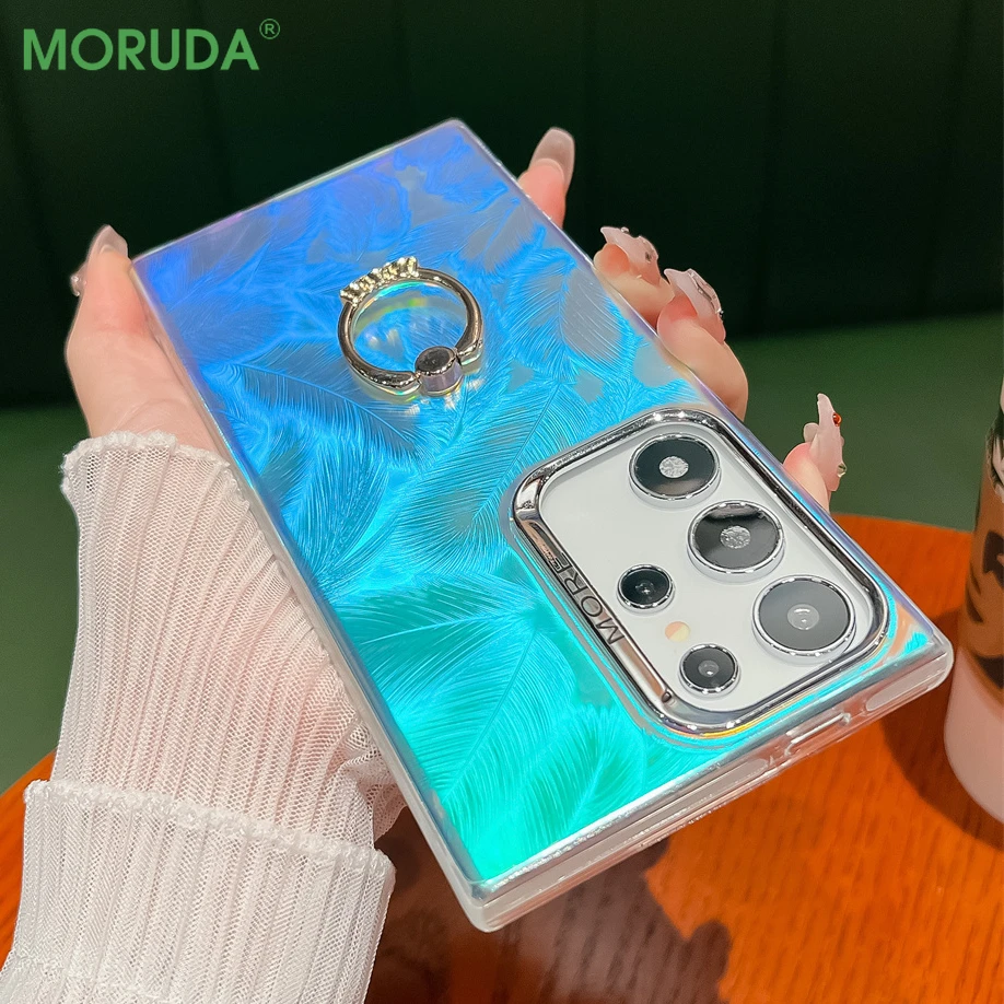 Чехол для телефона с гальваническим покрытием и лазерной вспышкой Samsung Galaxy S22 S24