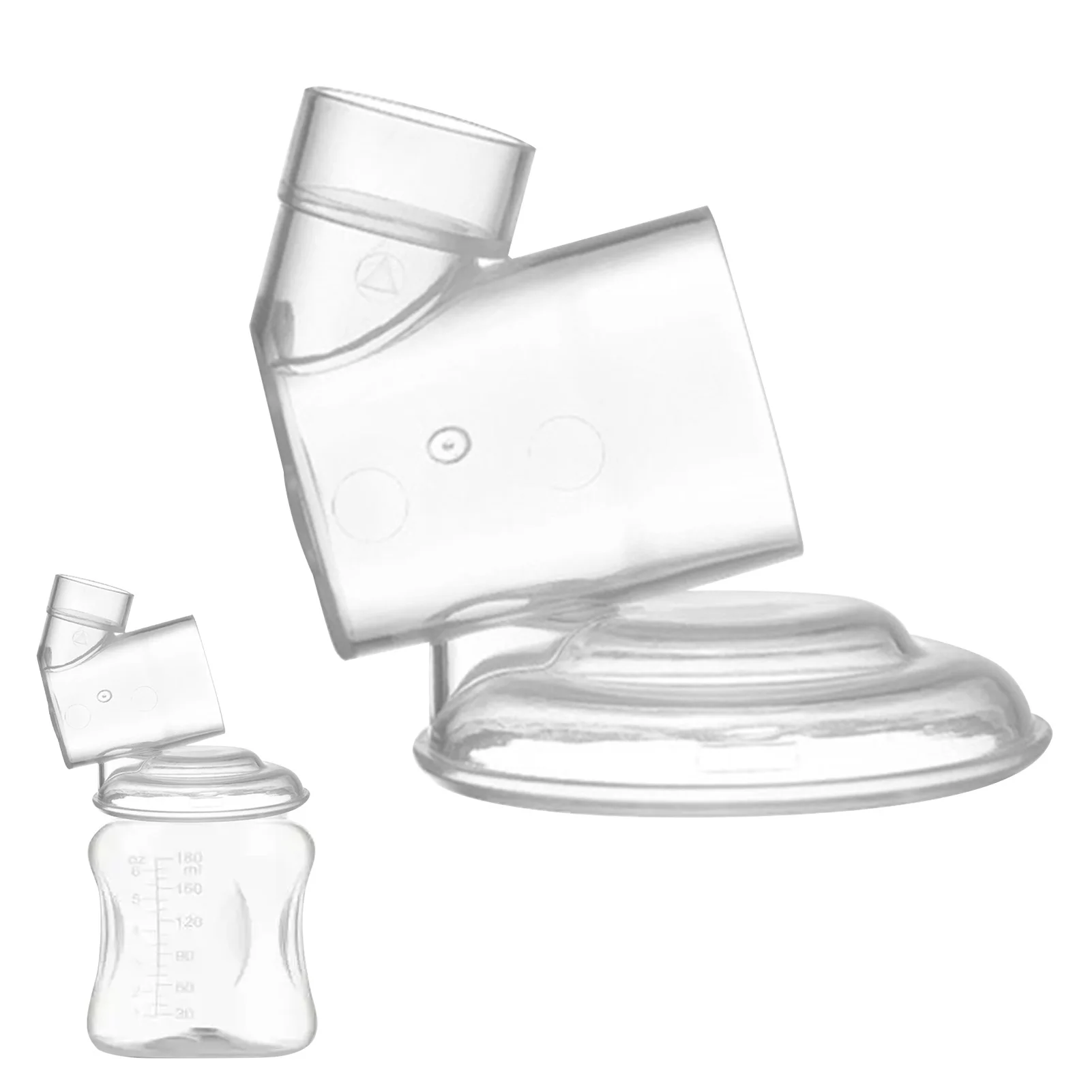 

Wearable Breast Pump Linker Wearable Breast Pump Connector Food-Grade Silicone Breast Pump Linker BPA Free Compatible With Most