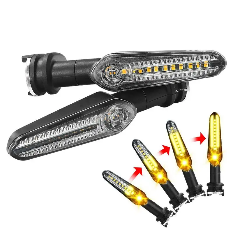 

Универсальные поворотники для мотоциклов значительно улучшают видимость, подключение к кабелю, передние и задние Светодиодные поворотники