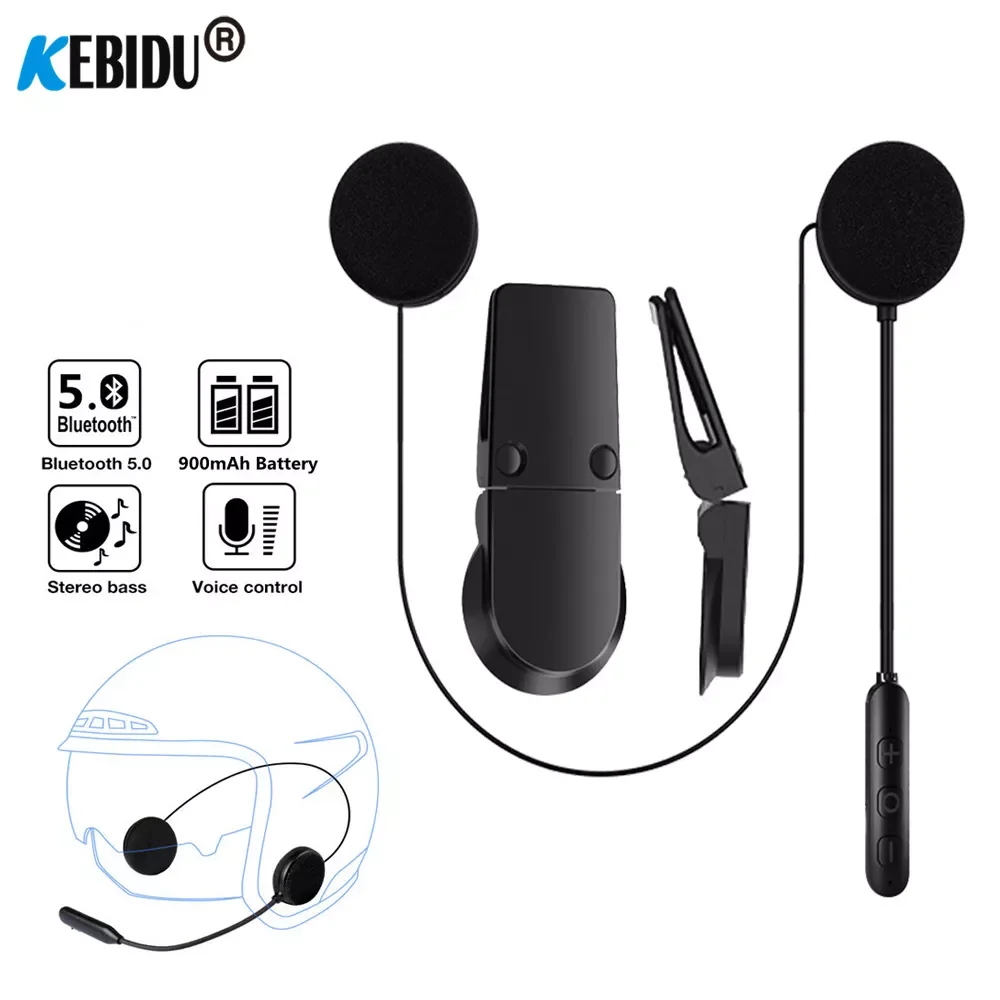 Bluetooth-гарнитура для шлема BT 5 0 мотоциклетные стереонаушники режима свободные