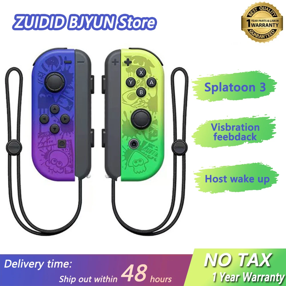 

Joy Con Controller Compatible with Switch, Switch Controllers Joycon Support Dual Vibration/Wake-up Function/Motion Control