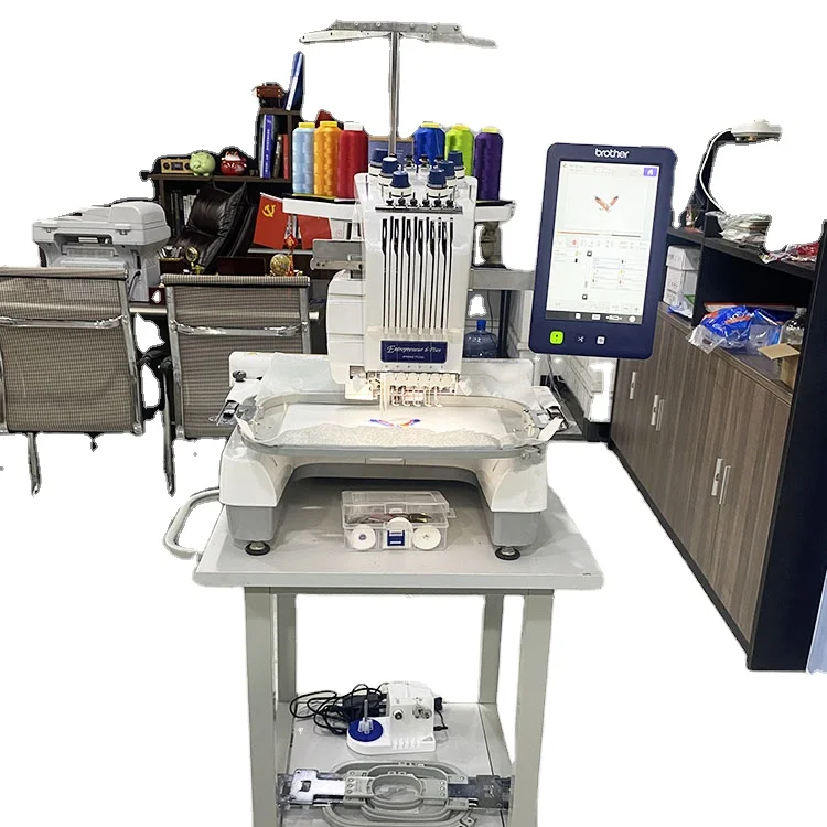 Вышивальная Машина бывшая в употреблении цена завода PR 670e шесть игл Одна Головка