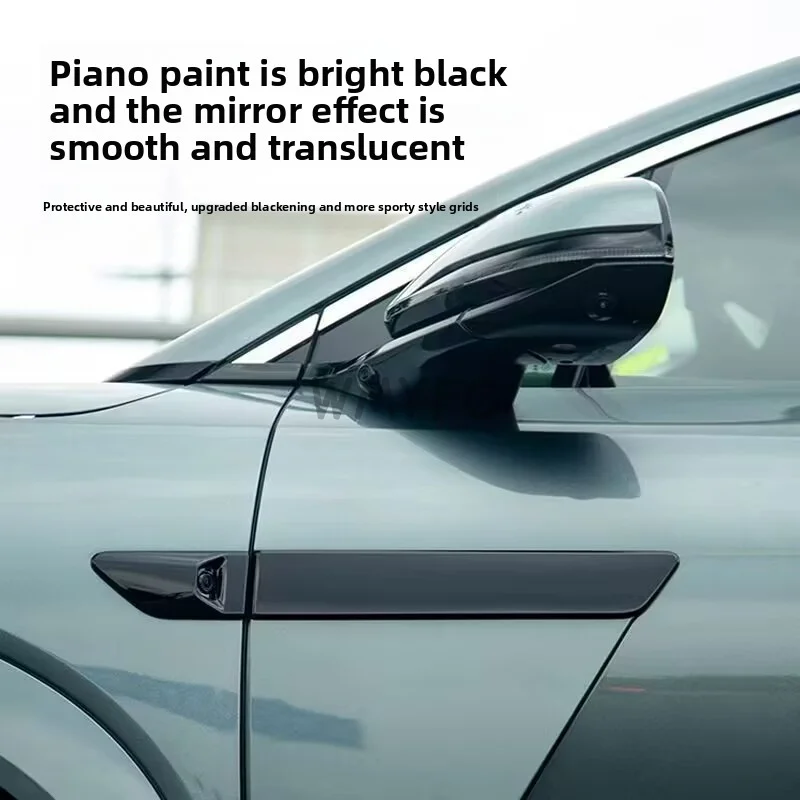 Фото Для BYD Tang L / Atto 8 2025-2026: Накладки на боковые габаритные огни (2 шт./компл.) из АБС-пластика, самоклеящиеся, внешние аксессуары №4