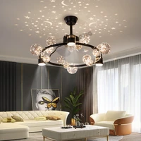 modern led ceiling fans lamp gypsophila ceiling light for livingdiningstudy room bedroom art decor lighting lustre fixtures