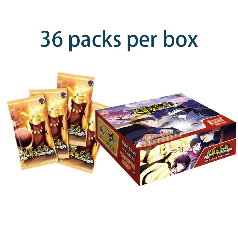 Оригинальная коллекция открыток Наруто персонажи из аниме Саске коллекционная