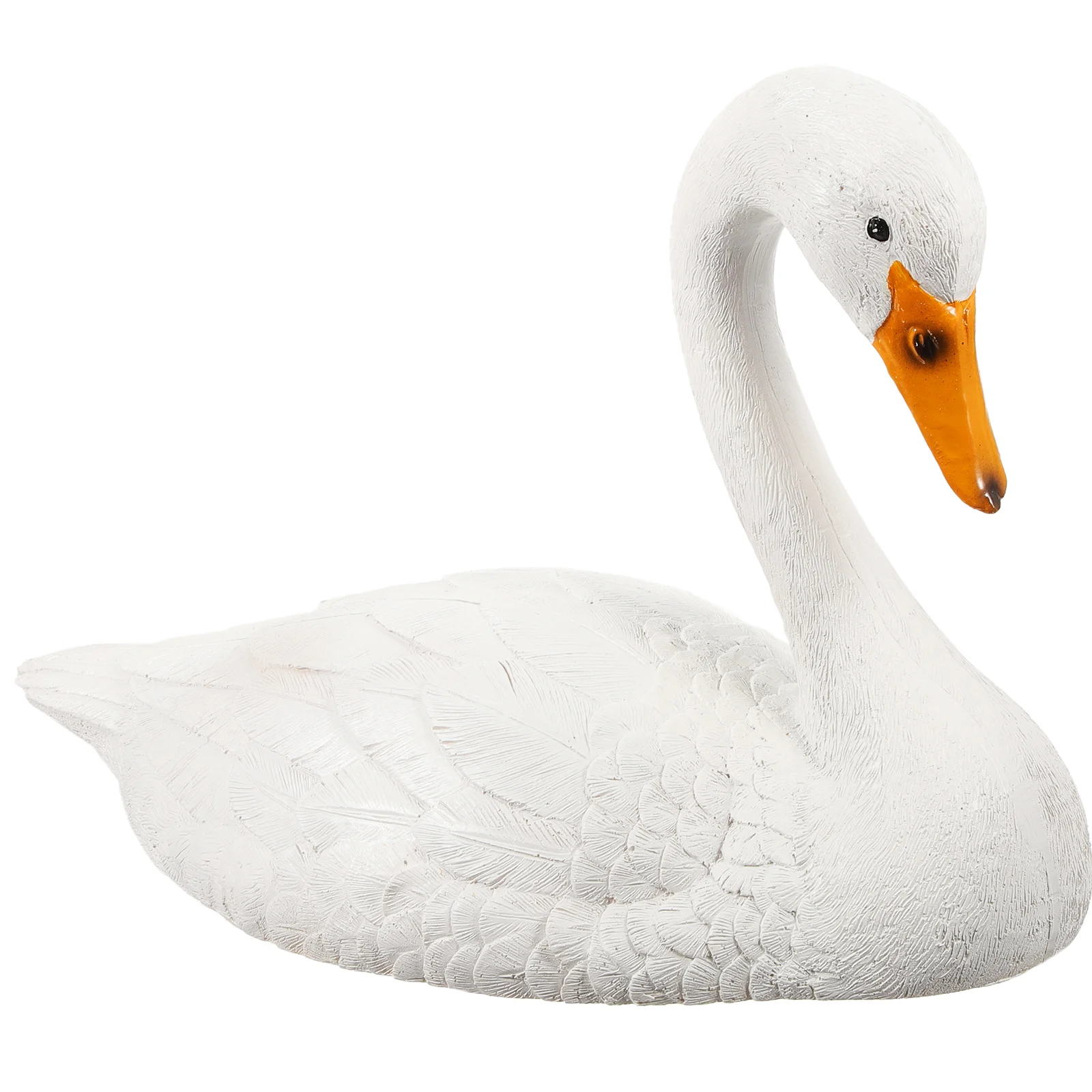 

Floating Swan Outdoor Home Decor Decorations Statue Pond Realistic Ornament Simulation Resin Artificial Party Garden Decorative