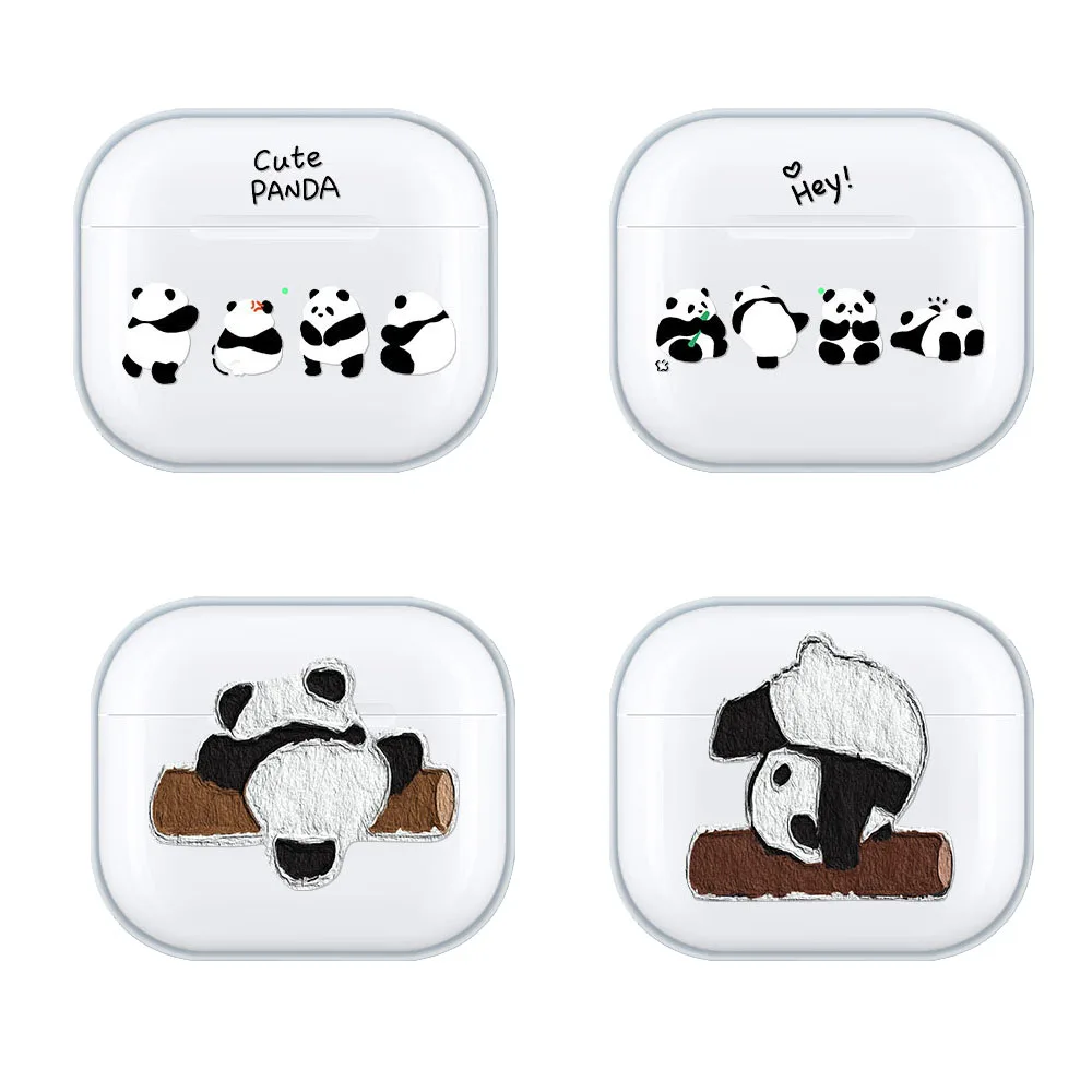 Cute Cartoon China Pandas Dog Earphone Case for Airpods 4th 3rd 2 Pro Covers Airpod 3 1 Protective Accessorie Shell Fundas