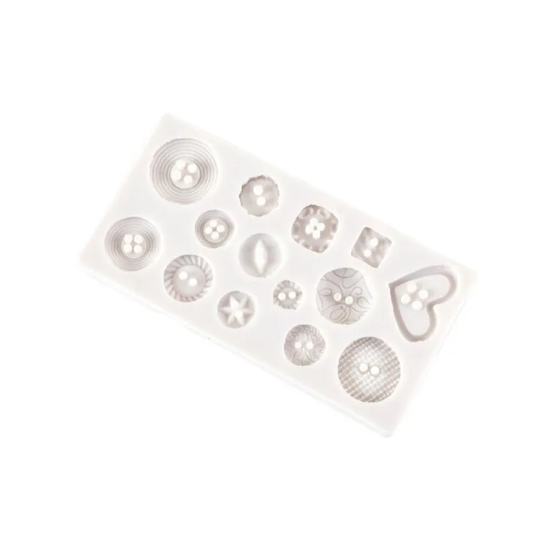 Силиконовая кнопка для рукоделия форма помадки шоколада печенья |