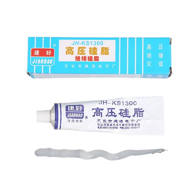 

30g High Pressure Silicone Grease Waterproof Silicone Grease Insulation Moisture Rust Rubber Metal Lubricating Cream