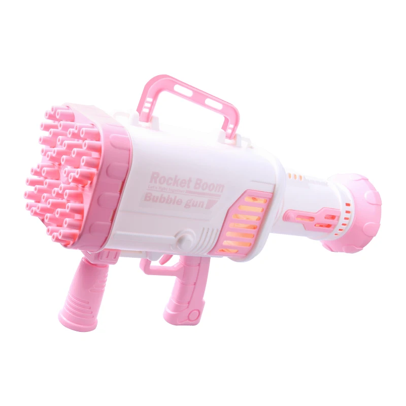 

The new 44-hole bazooka bubble gun, electric light, multifunctional children's toy bubble machine, a gift essential