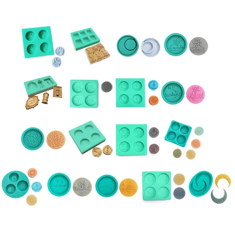 

Fondant Molds Candy Mold Silicone Material Perfect Baking Gift 17 Styles