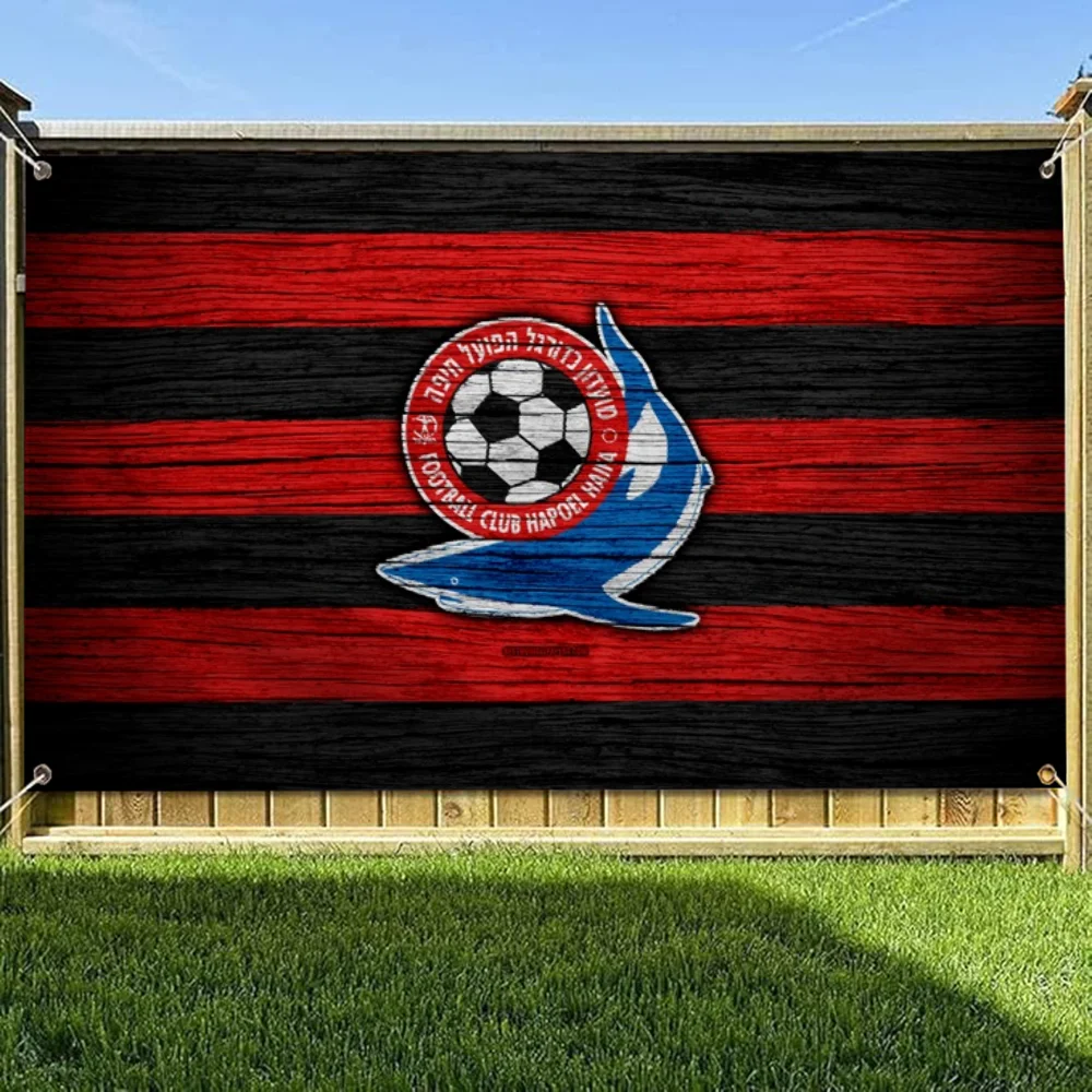 Y2k Hapoel Tel Avv декоративный флаг для интерьера комнаты украшение стены гаража