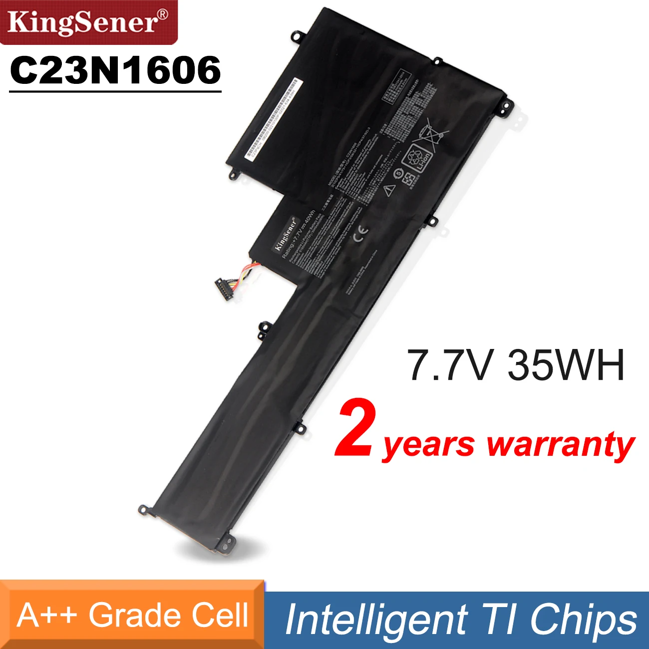 KingSener New C23N1606 Аккумулятор для ноутбука ASUS Zenbook 3 UX390 UX390UA UX390UAK UX390UA-1A UX390UA1A C23PQCH 7,7 V 35WH